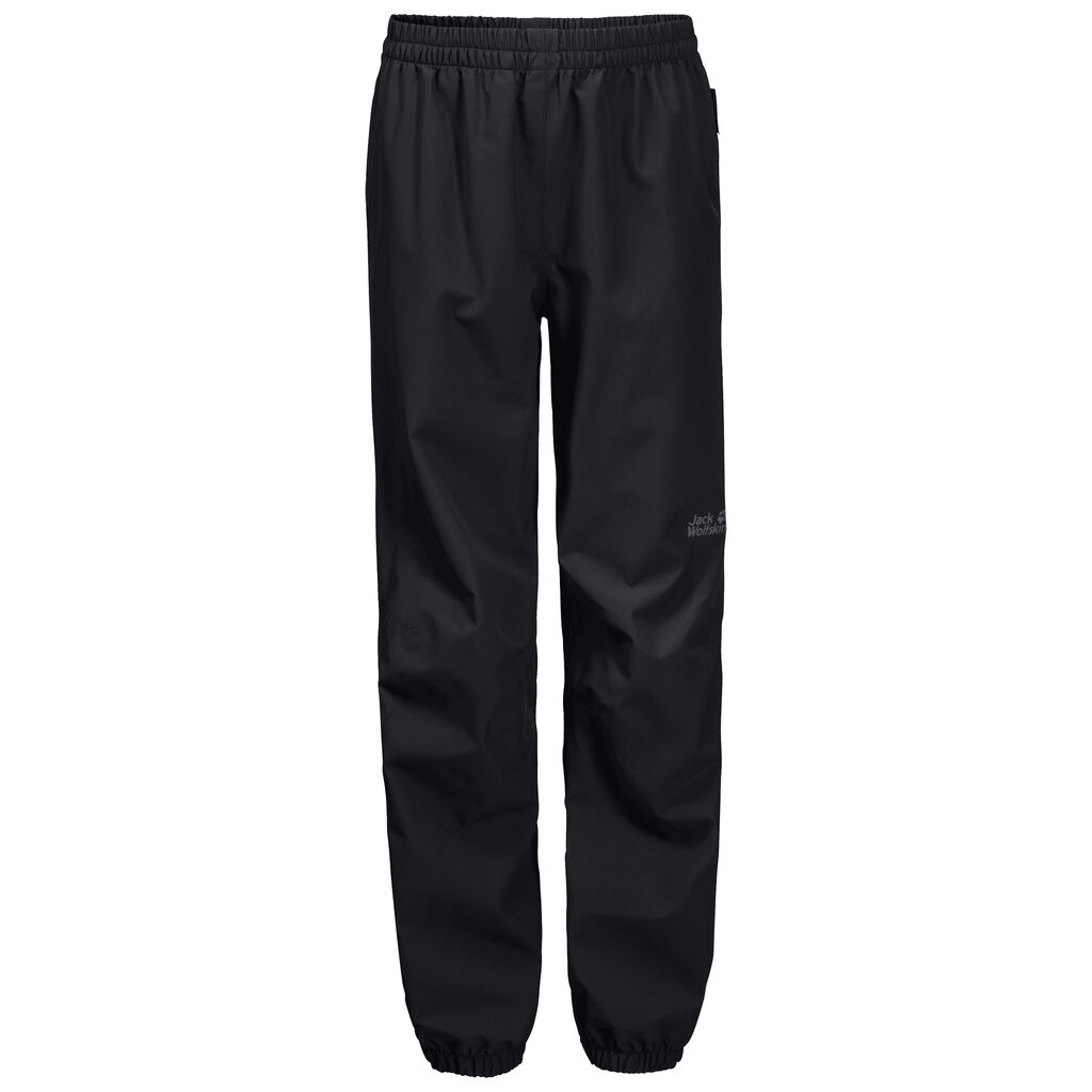 Jack Wolfskin RAINY DAYS Pantalons Enfant Noir - YIHDVTZ-08